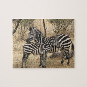 Mother and Baby Zebra  Puzzle