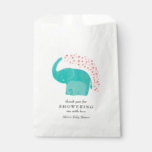 Mother and Calf Elephant Baby Shower Favour Bag