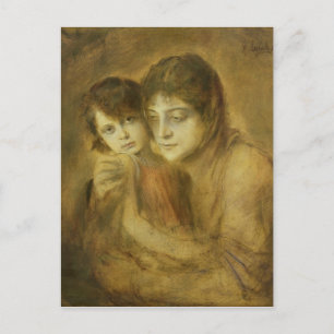 Mother and Child, 1893 Postcard
