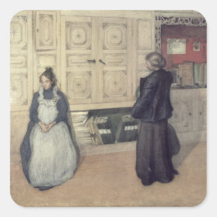 Mother and Child, 1903 Square Sticker