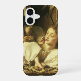 Mother and Child (aka Cherries) by Lord Leighton iPhone 16 Case