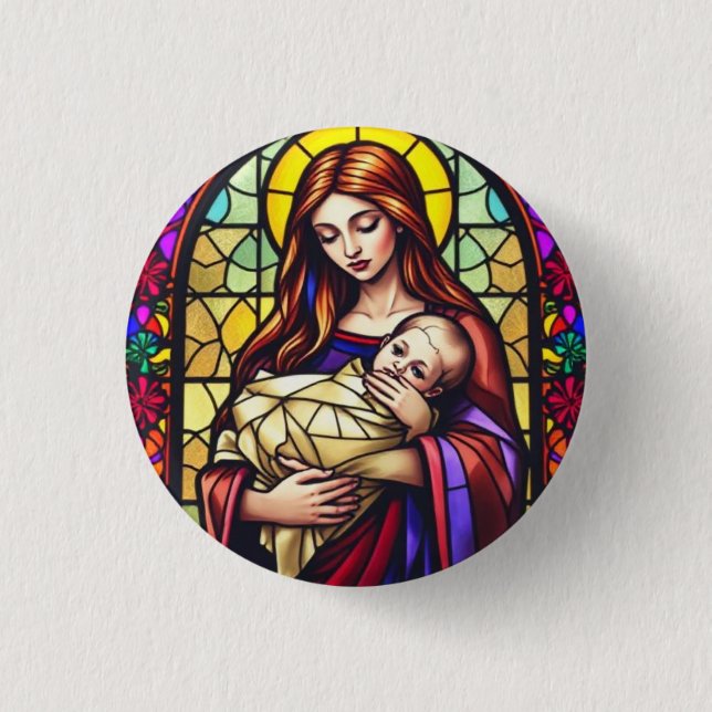 Mother and Child Button (Front)