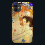 Mother and Child by Gustav Klimt Art Nouveau iPhone 11 Case<br><div class="desc">Mother and Child - detail from The Three Ages of Woman,  a popular painting by Austrian symbolist & art nouveau artist Gustav Klimt from 1905.  Fine art iPhone 5 / 5s cases.</div>