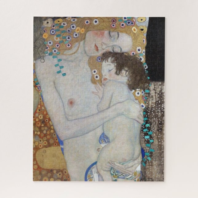 Mother and Child by Gustav Klimt Jigsaw Puzzle (Vertical)