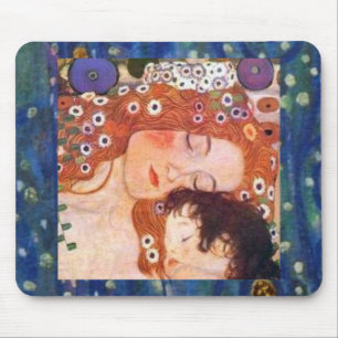 Mother and Child by Klimt Mouse Pad