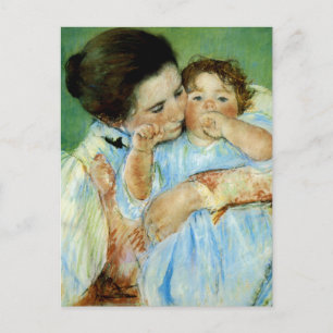 Mother and Child by Mary Cassat Postcard