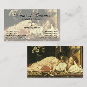Mother and Child (Cherries) Lord Frederic Leighton Business Card