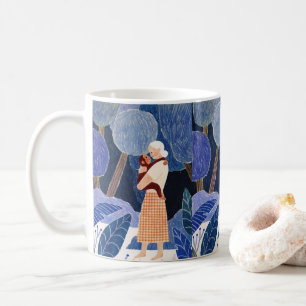 Mother and Child Coffee Mug – Heartwarming Art Ill