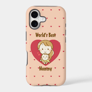 Mother and child cute kawaii cartoon mother's day 