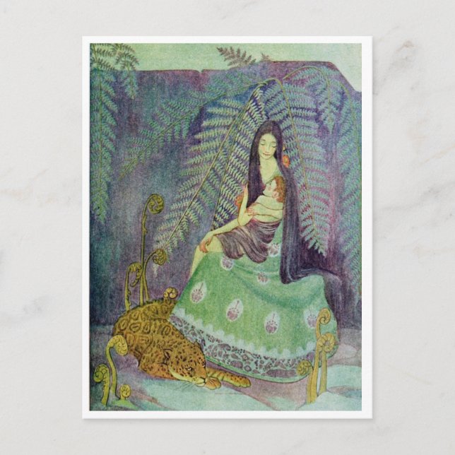 Mother and Child Dorothy Lathrop Postcard (Front)