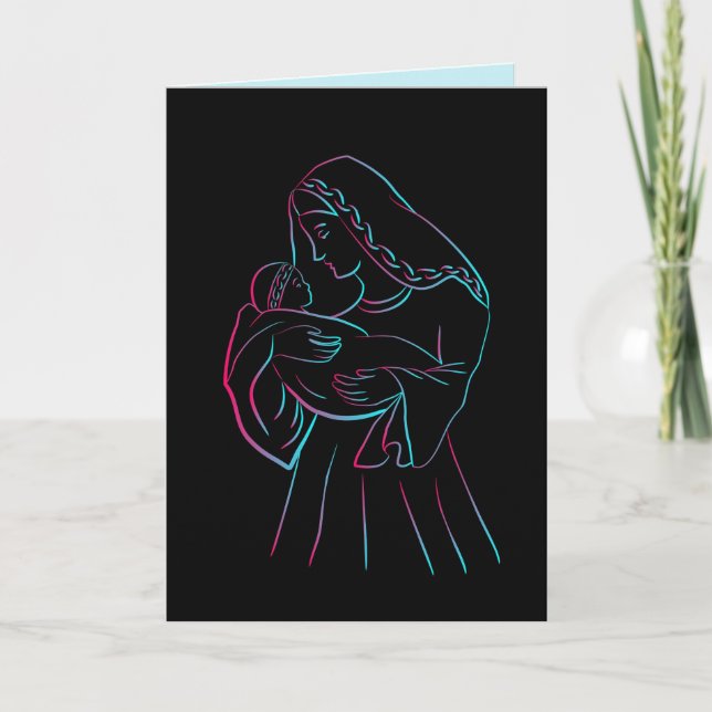 Mother and Child greeting card (Front)