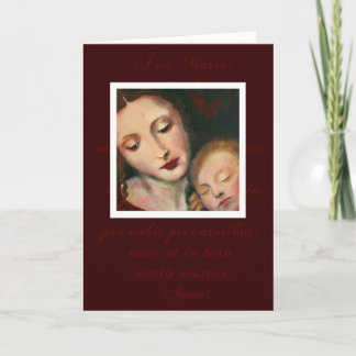 Mother and Child Greeting Card