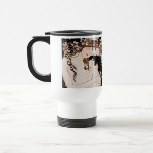 Mother and Child Gustav Klimt Travel Mug