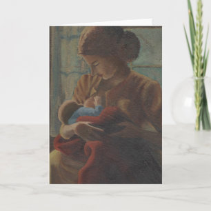 mother and child holiday card