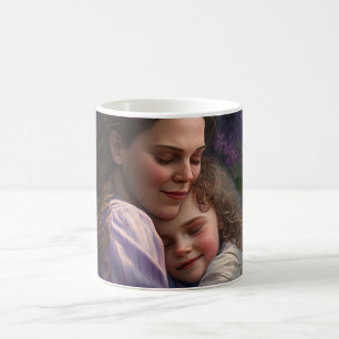 Mother and Child Hugging Coffee Mug