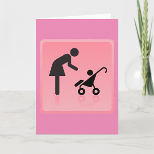 Mother And Child Icon Card