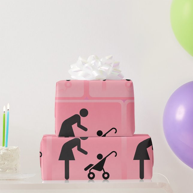 Mother And Child Icon Wrapping Paper (Creator Uploaded)