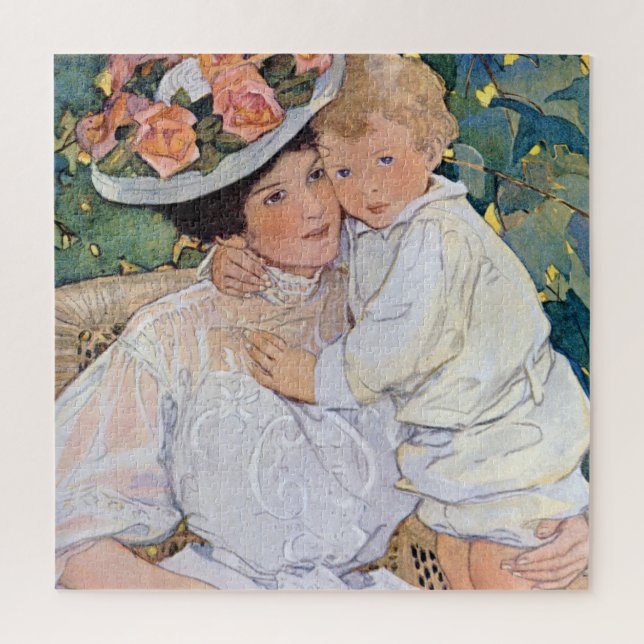 Mother and Child, Jessie Willcox Smith Jigsaw Puzzle (Vertical)