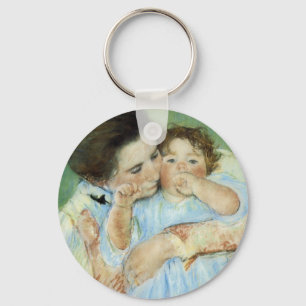 Mother and Child Key Ring
