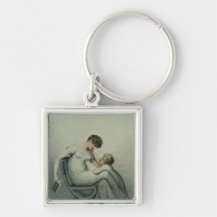 Mother and Child Key Ring