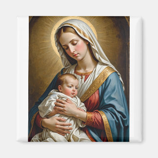 Mother and child Magnet