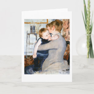 Mother and Child, Mary Cassatt Card