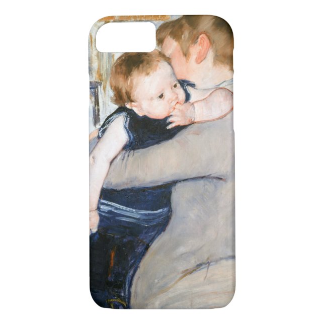 Mother and Child, Mary Cassatt Case-Mate iPhone Case (Back)