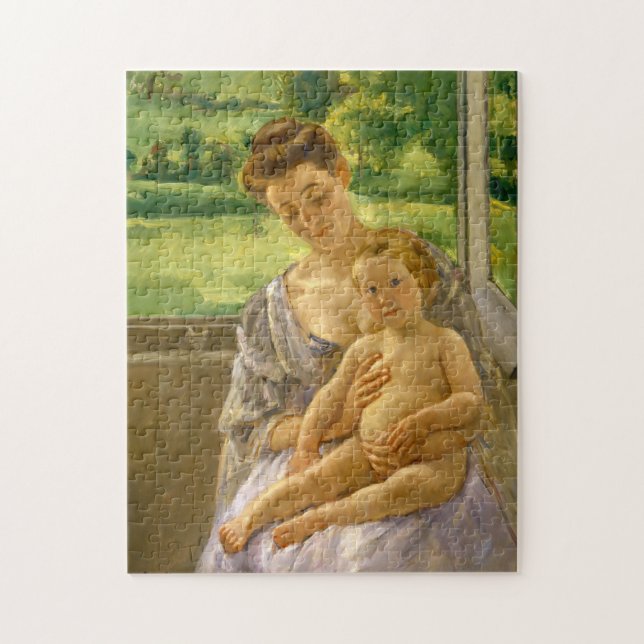 Mother and Child | Mary Cassatt Jigsaw Puzzle (Vertical)
