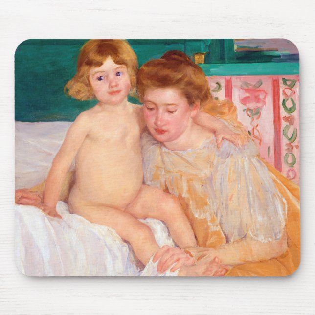 Mother and Child, Mary Cassatt Mouse Pad (Front)