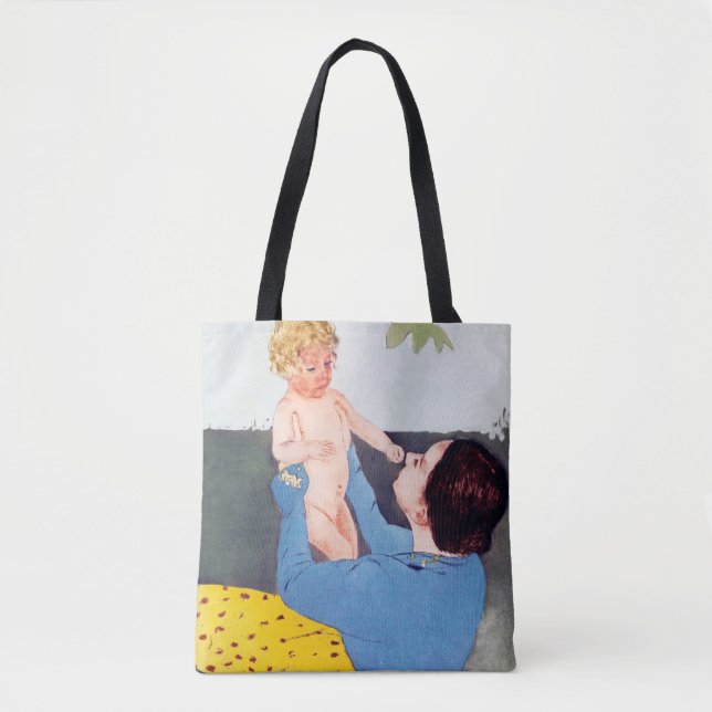 Mother and Child, Mary Cassatt Tote Bag (Front)