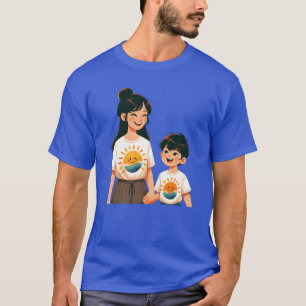 Mother and Child Matching Outfits friend T-Shirt