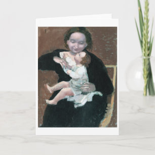 Mother and Child, Maurice Denis Card