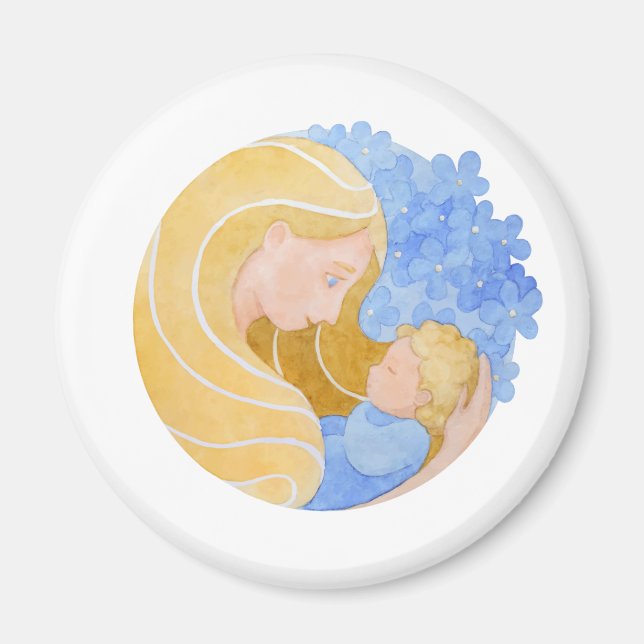 Mother and Child Mother's Day | Magnet (Front)
