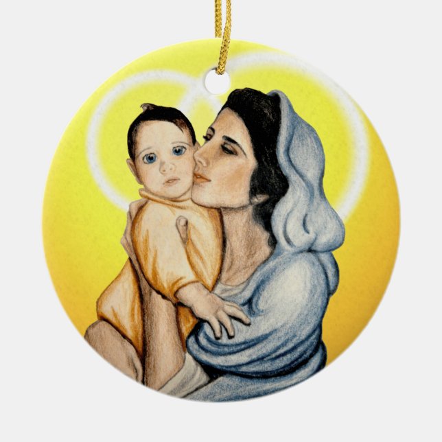 Mother and Child Ornament (Front)