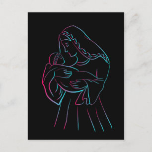 Mother and Child postcard