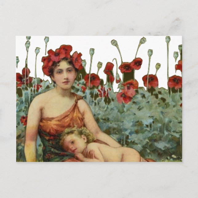 Mother and child postcard (Front)