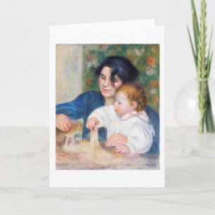 Mother and Child, Renoir Card