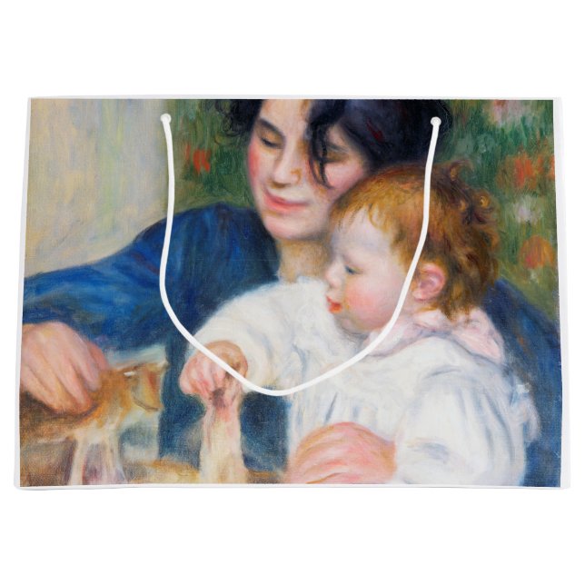 Mother and Child, Renoir Large Gift Bag
