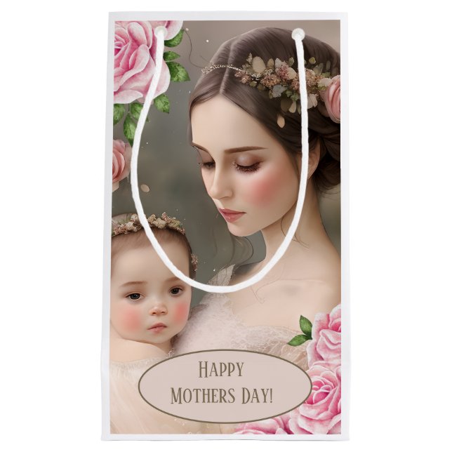 Mother and Child Small Gift Bag (Front)