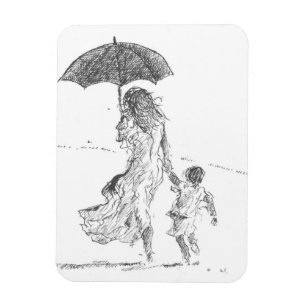 Mother and Child Sri Lanka Magnet