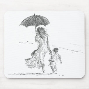 Mother and Child Sri Lanka Mouse Pad