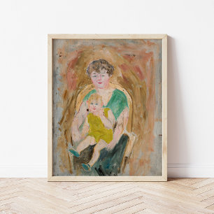 Mother and Child Tadeusz Makowski Poster