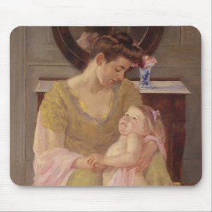Mother and Child with a Rose Scarf 1908 Mouse Pad