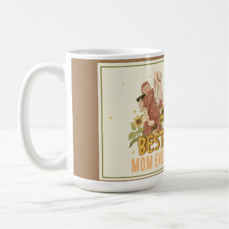 "Mother and Daughter Among Sunflowers in Boho Coffee Mug