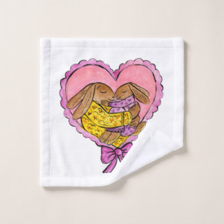 Mother and Daughter Bath Towel Set