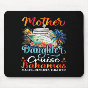 Mother And Daughter Cruise Hamas 2025 Mom Daughter Mouse Pad