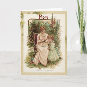 Mother And Daughter Greeting Card