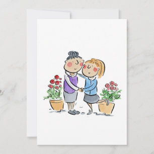 Mother and Daughter Invitation