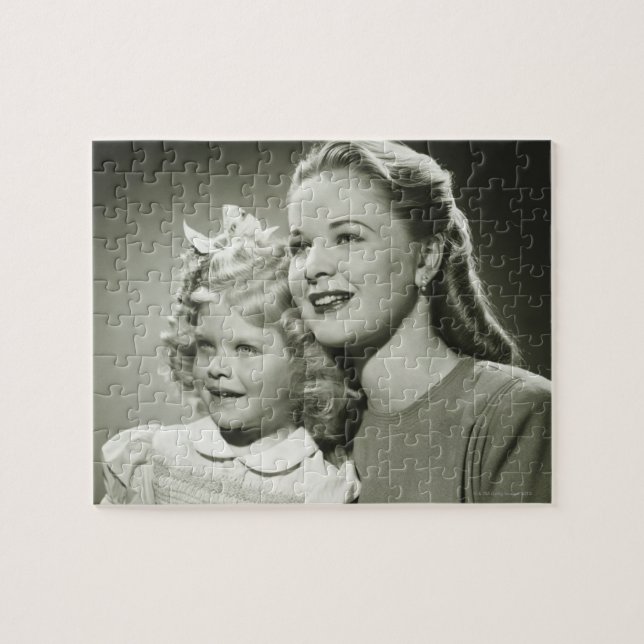 Mother and Daughter Jigsaw Puzzle (Horizontal)