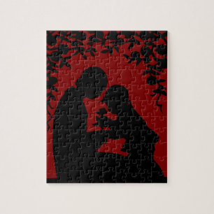 MOTHER AND DAUGHTER JIGSAW PUZZLE